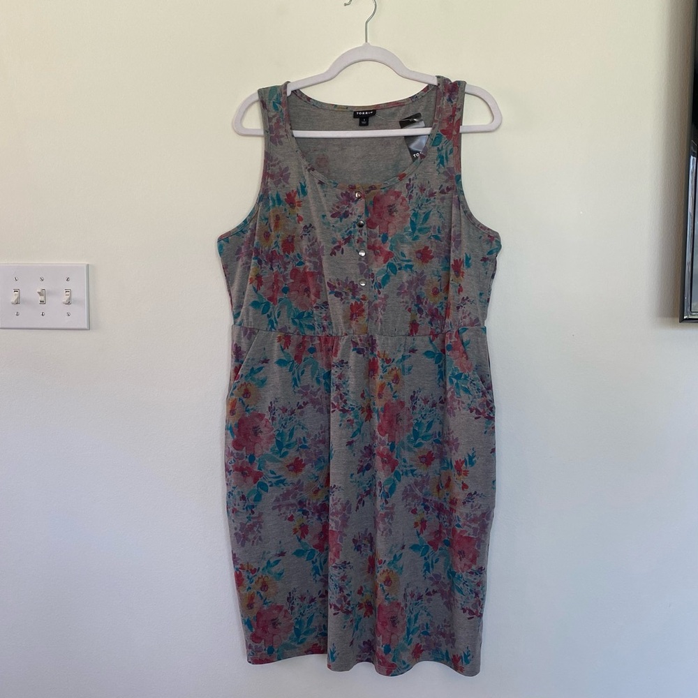 Torrid | Button Front Mini Jersey Dress - NWT
